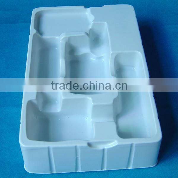 Plastic blister packing trays