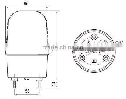 CNTD New China Products For Sale High Reliability Revolving Warning Light Suppliers