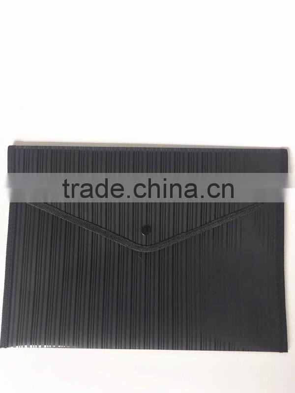 2016 New Fashion Factory Price A4, A5 File Pocket with Button