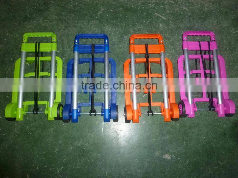 folding plastic luggage cart