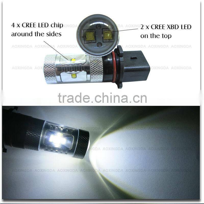 Super bright XBD 30W Car LED fog light bulb PSX26W P13W