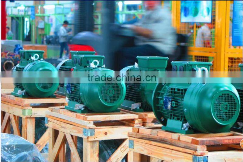 brake motor three phase IE2 series ac motor tefc electromagnetic braking motor