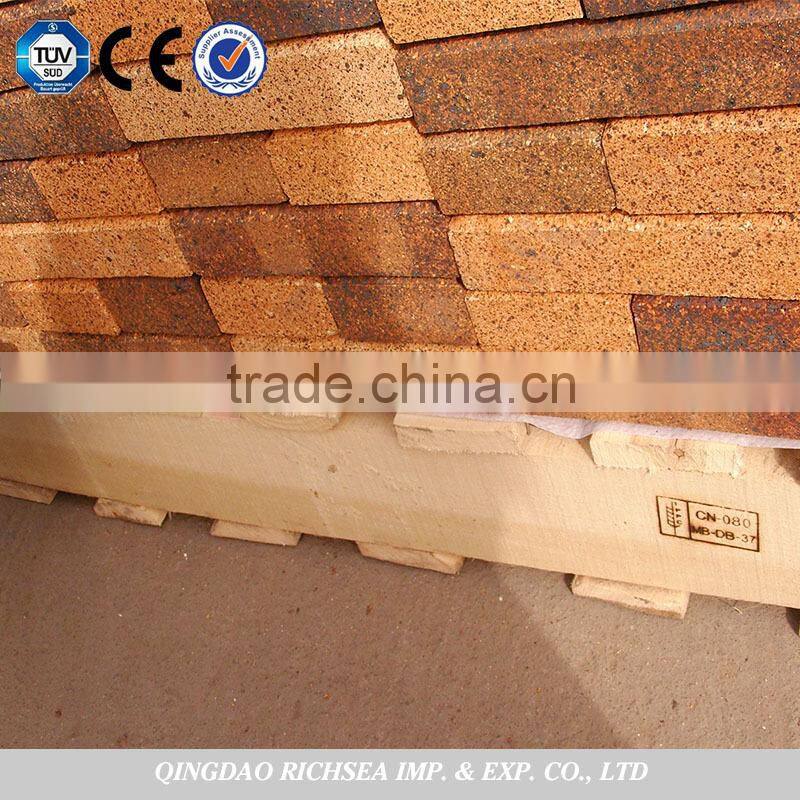 High temperature sintered refractory brick