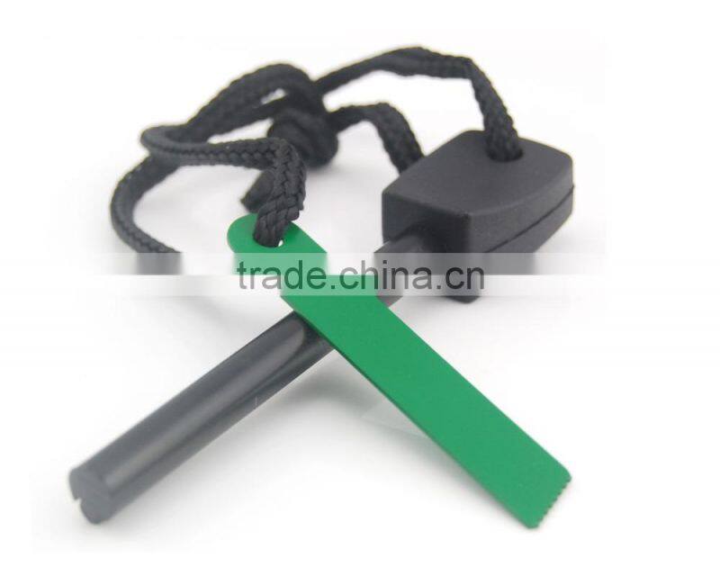 New Generation Steel Flint Magnesium Stone Fire Starter Safe and Durable Survival Kit