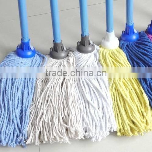 Plastic Socket Cotton Head Floor Cleaning Mop