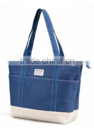 Hot sale 600d lady polyester canvas tote bag
