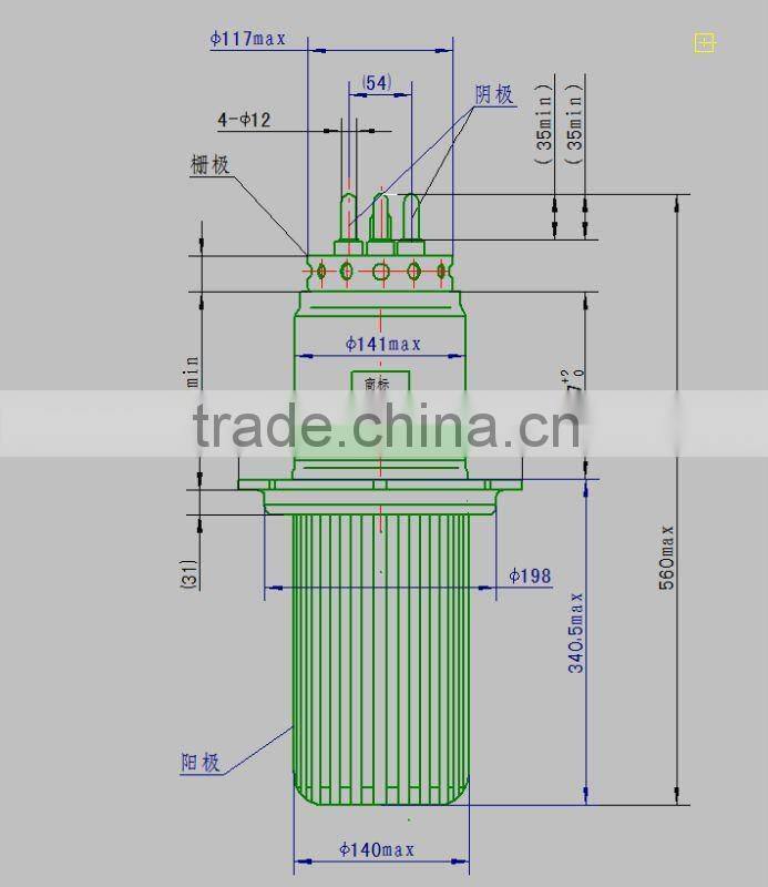 ISO 9000 Electron Tube Triode FD-911SA Vacuum tube FD-911SA/c Electronic tube FD-911SA/c