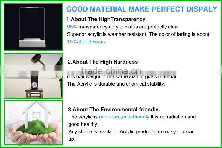 High Custom Acrylic Shoe Box Transparent