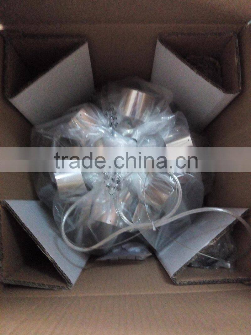 Hot selling to Houston Texas K9 crystal chandeliers with chrome stainless steel pendant lamp STD155-28A