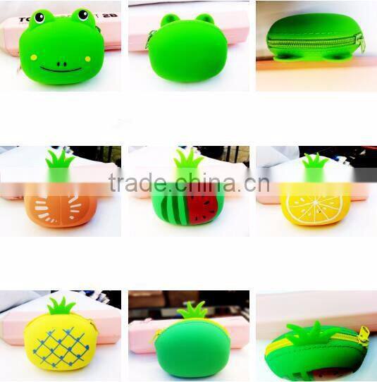 Wholesale/cheap price silicone key bag/coin purse