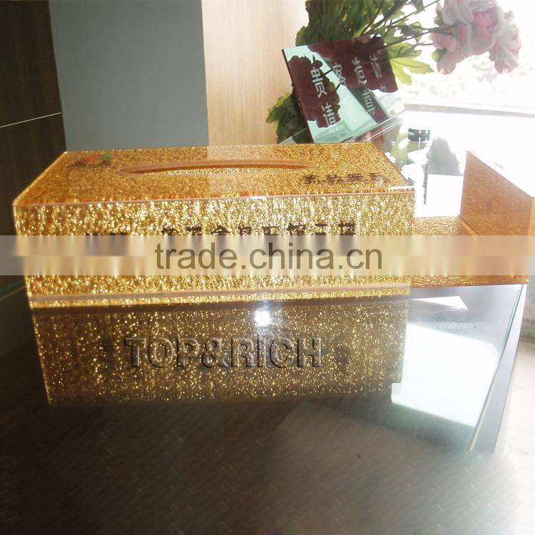 New products 2015 alibaba china hotel products Acrylic tissue paper box design with Experienced Factory Made