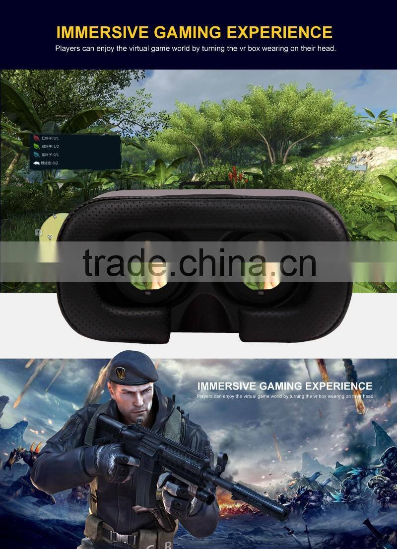 2016 Hot sale Virtual Reality 3D Video Glasses Head Mount 3D VR Goggles VR Park for samrtphones