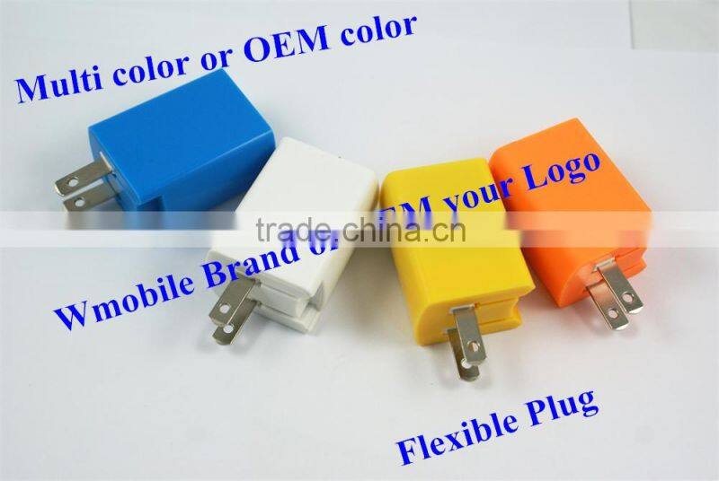 Wholesale 5 V 1.8 A USB Home Wall Travel Adapter Foldable Plug for iPhone 6S 6 5S