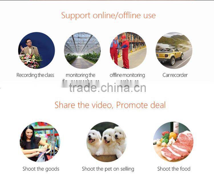 wireless wifi mini ip camera 720P HD Network Home Audio/Video Security Camera Scan QR Code View