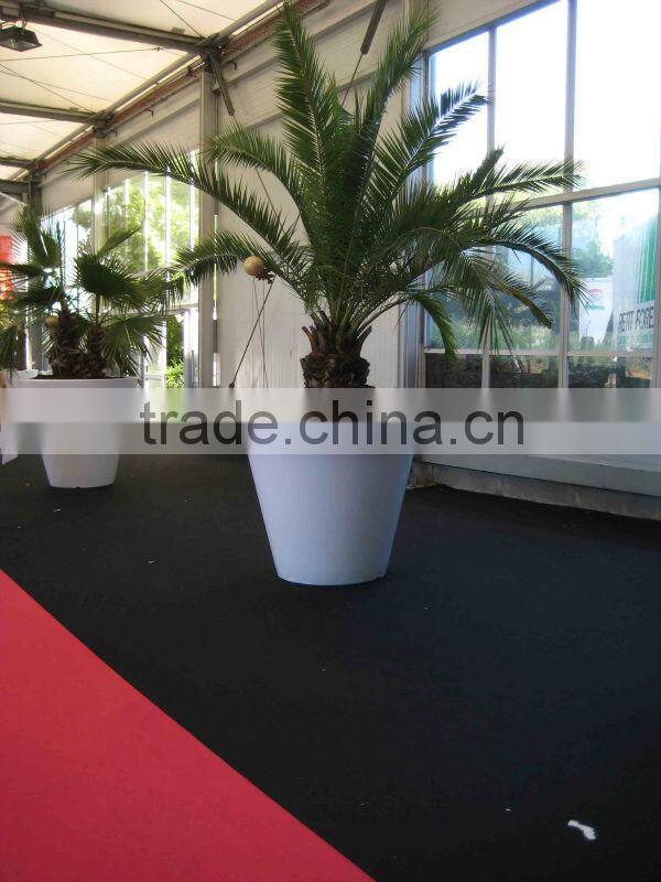GR02116 large illuminated plastic planter/led flowerpot/garden planter