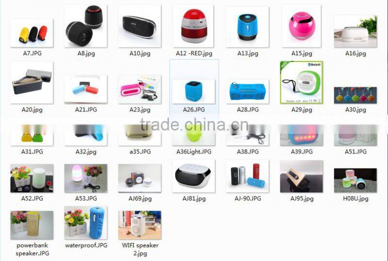 Aj99 Music Mini Bluetooth Speaker With Strobe Light touch control the light