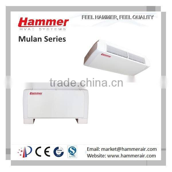 CE certified chilled water universal fan coil unit