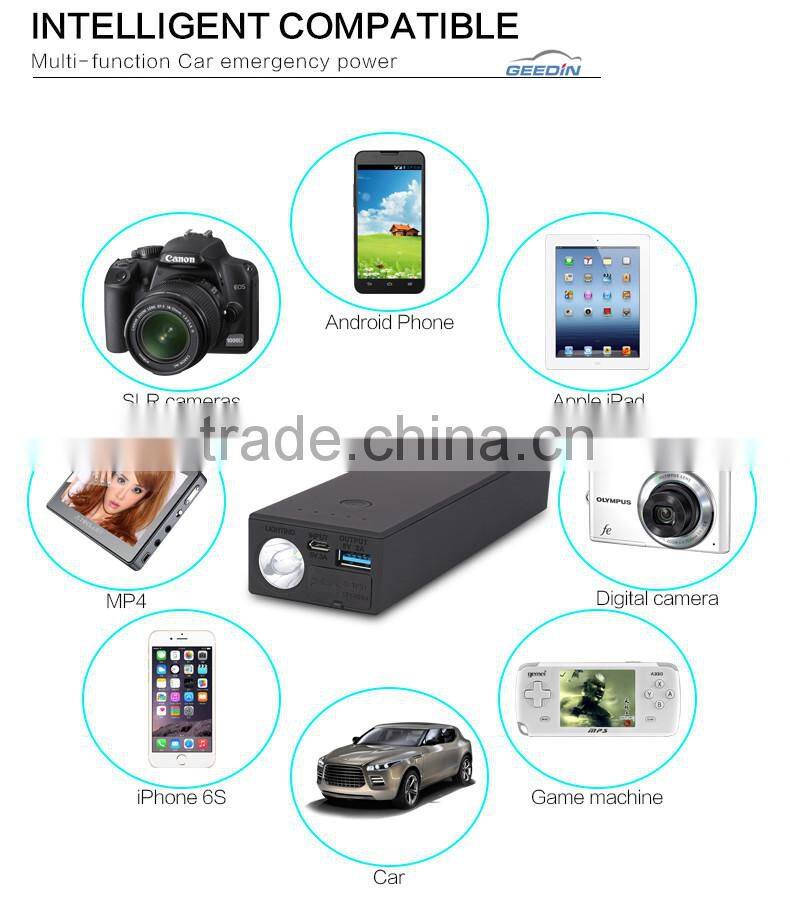 2016 diy jump starter car power bank