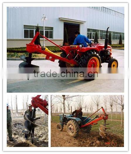 tractor drilling machine hole digging machine
