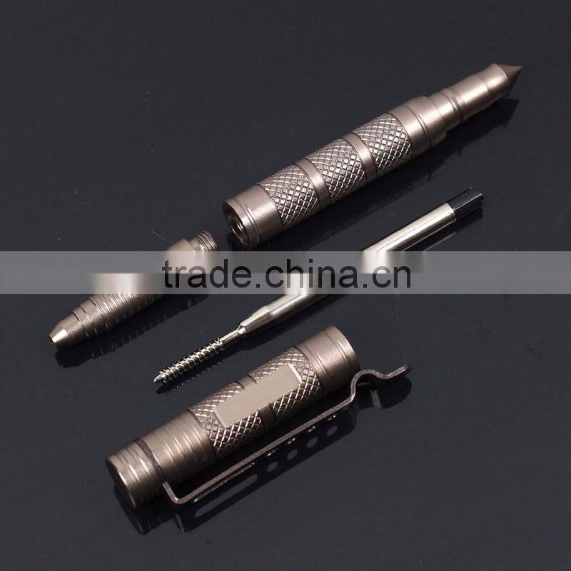 2016 Top Seller Tactical Pen for Writing and self-defense Ballpoint Pen