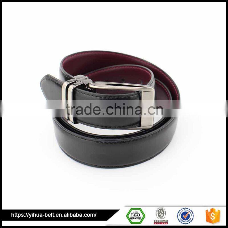 Best Quality Modern Design pin buckle black leather belt