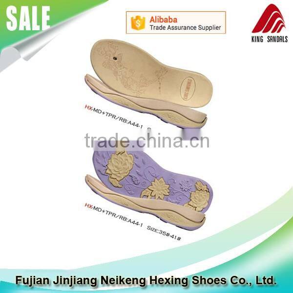 Colorful Soft Recycled Woman Sandals/Shoe Sole