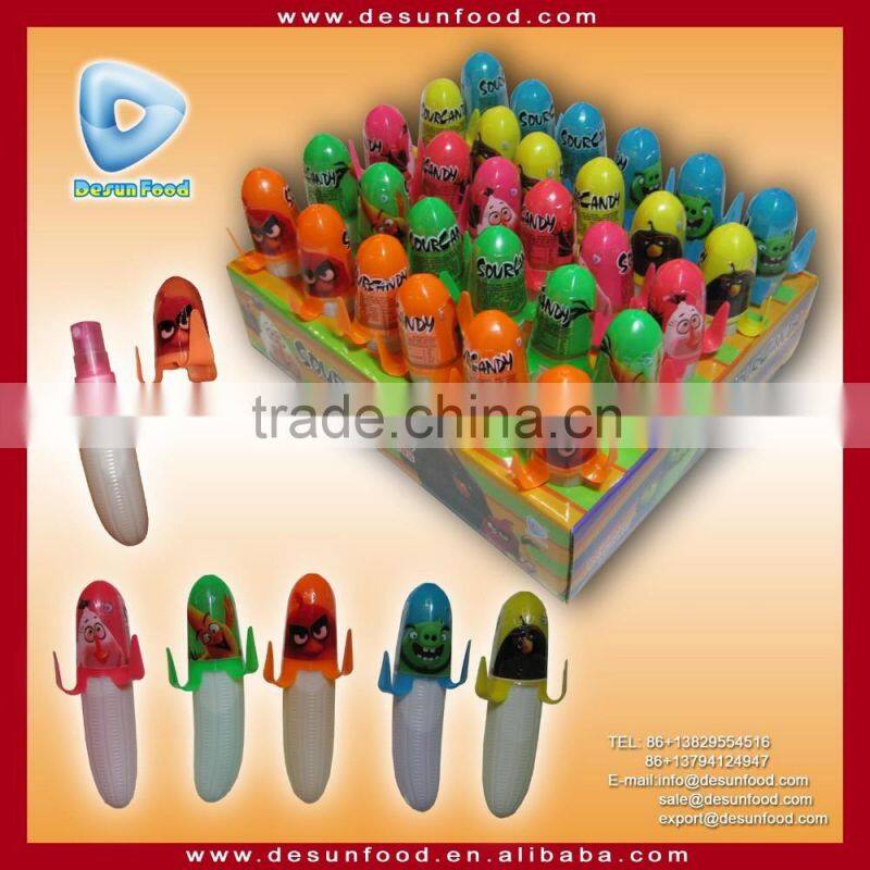2016 fashion design new liquid candy in banana bottle