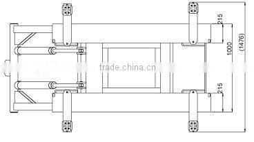 movable scissor car maintenance equipment