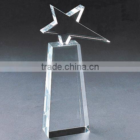 factory directly sale guarantee quality artwork crystal star design fro hot selling