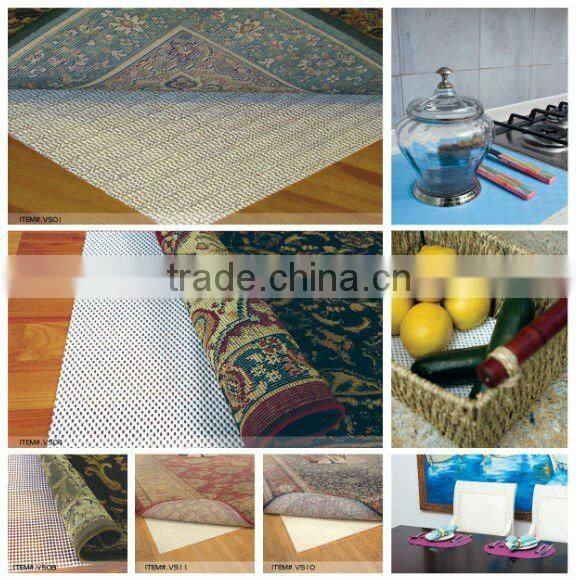 PVC Mesh Non Slip Rug Underlay with Carry Bag