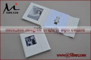 Fabric Linen Special Paper USB Flash Drive Magnet Storage Packaging Gift Box