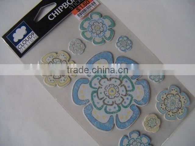2015 popular Custom sticker paper,glow in the dark sticker paper custom