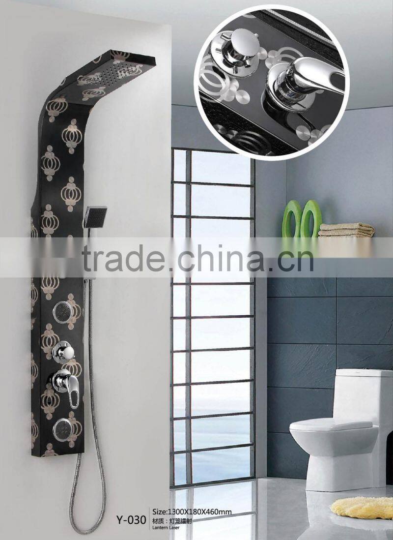 bath 304 stainless steel set panel shower column Y-030