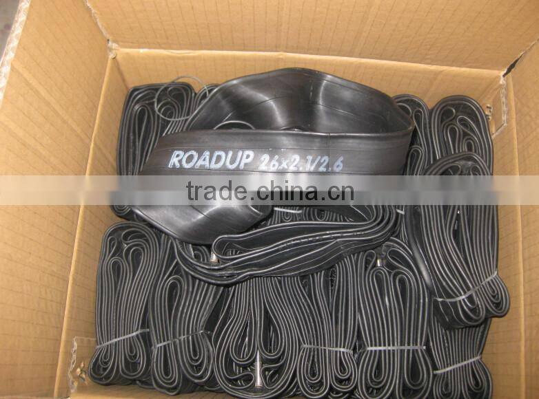 high quality butyl rubber bicycle tube 26X2.1/2.6