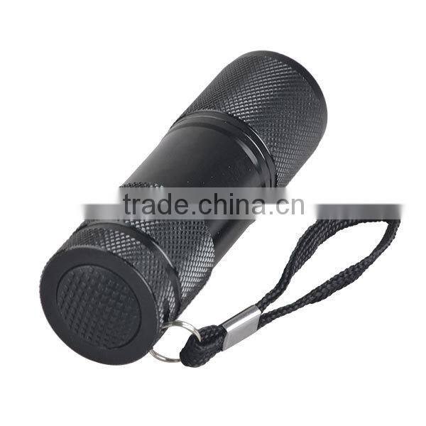 Best 9 LED Mini Aluminum Flashlight Torch for Promotion