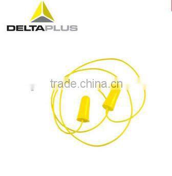Deltaplus individually plastic bag of 2 with plastic cord foaming ear plugs