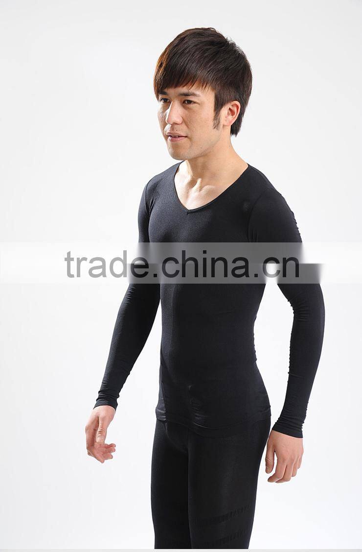 Polyester Body Slimmer Burn Fat Mens Thermal Long Johns