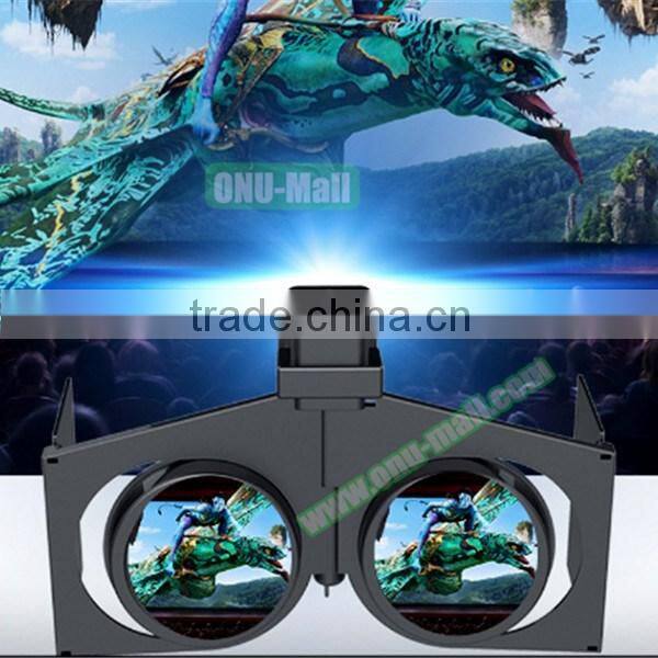Amazon Hot Sales Folding VR Headset for Smartphones, Virtual Reality 3D Glasses