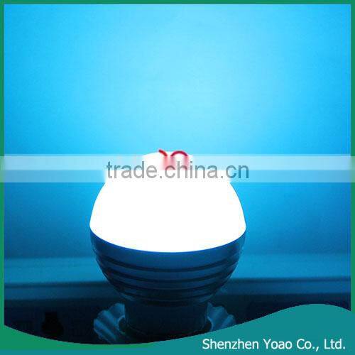 E27 3W RGB LED Light Bulb 85-265V