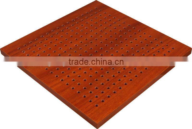 Enviromental Soundproofing Material Perforated Wood Acoustic Panel