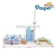 Diy paper model car model toy mini toys