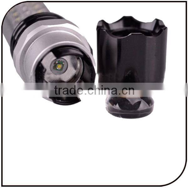 Waterproof battery powered 18650 magnetic aluminum super bright led camping light