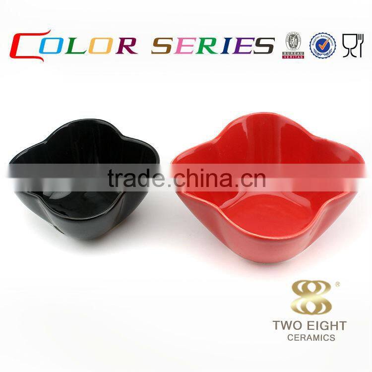 Ceramic blue and white porcelain pet bowl,funny cereal rice bowls