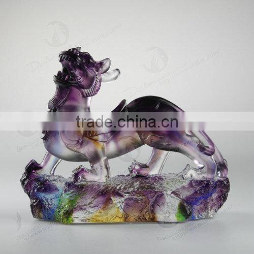 auspicious animal Western region desert cultural mascot liuli crafts