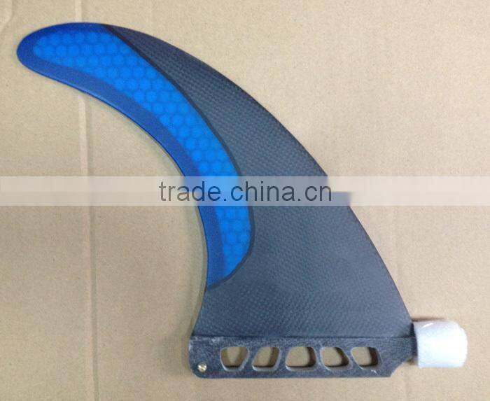 Green carbon reinforce honeycomb surfboard fins
