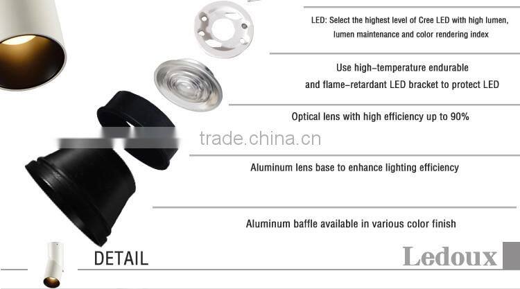 Dimmable led Track light built in actec dimmable driver