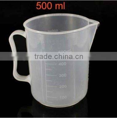 New 3pcs set beaker Graduated custom plastic measuring cups