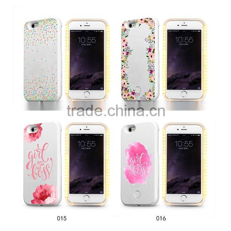 3d printer manufacturer china high quality LED lumee pc phone case for iphone 6s 7 for huawei P9 for iphone 7 for samsung S7