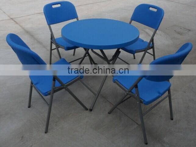 New collection of the round folding coffee table set