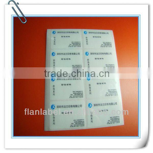 Silver Warranty Void If Removed Label